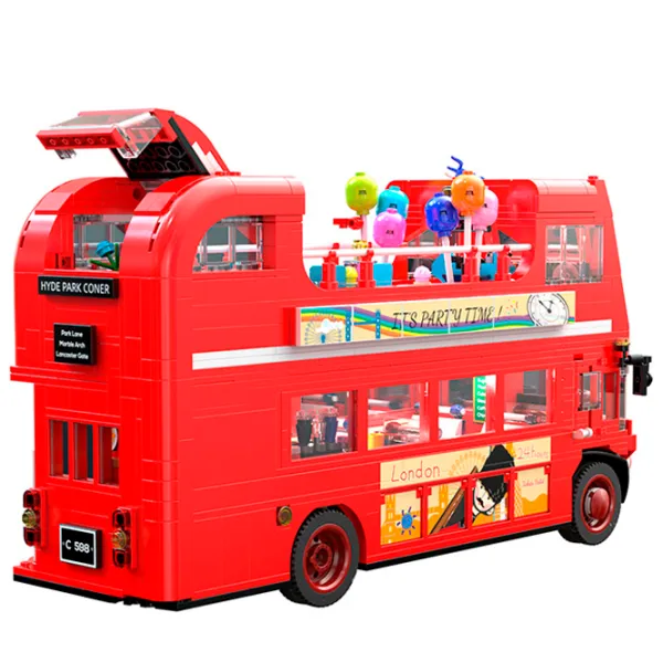 Constructor CaDa London Vintage Tour Bus Transport/ Red photo 5