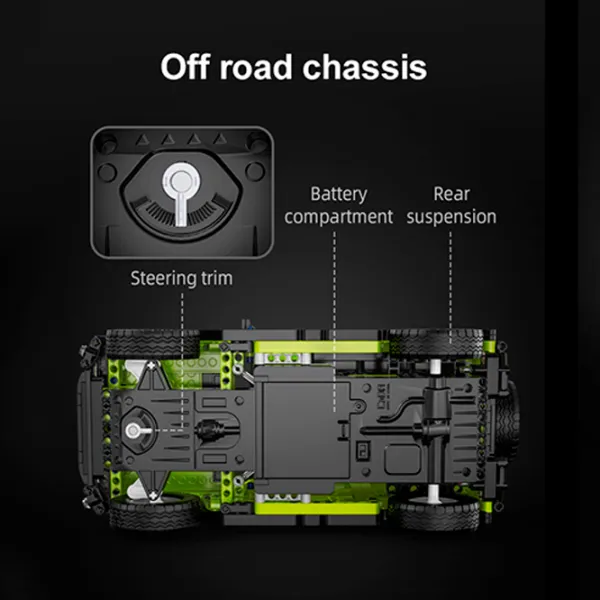 Constructor cu telecomandă CaDa Suzuki JIMNY Mașină/ Green photo 3