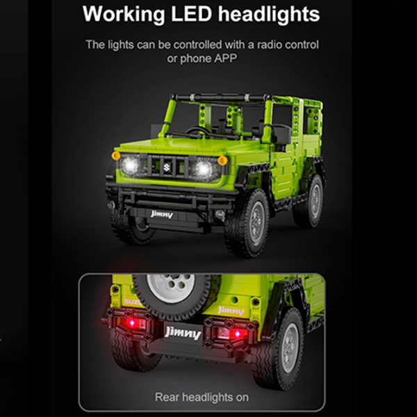 Constructor cu telecomandă CaDa Suzuki JIMNY Mașină/ Green photo 4