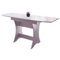 Masă de bucătărie extensibilă Ambianta Cleo-3 PAL/ White