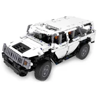 Constructor cu telecomandă CaDa Hummer Warrior H2 Mașină/ White photo 4