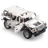 Constructor cu telecomandă CaDa Hummer Warrior H2 Mașină/ White photo 7