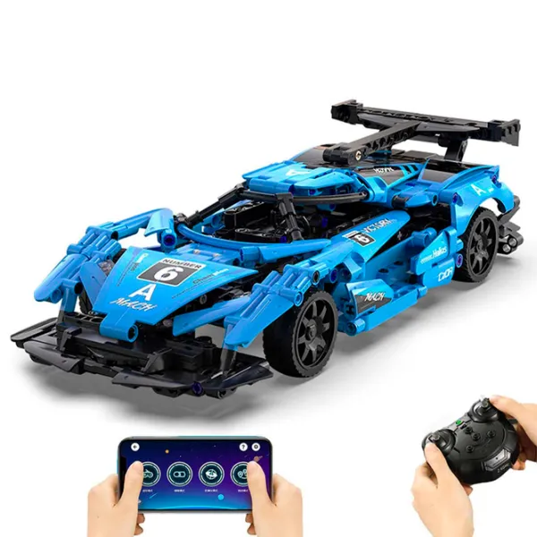 Constructor cu telecomandă CaDa Helios Mașină/ Blue photo 5