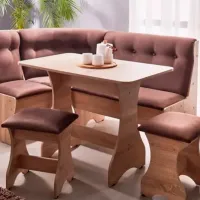 Кухонный стол зафиксированный Ambianta Cleo ДСП/ Бордолино