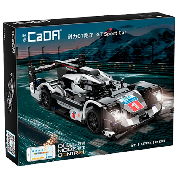 Конструктор с радиоуправлением CaDa GT Sport Car Автомобиль/ Белый photo 1
