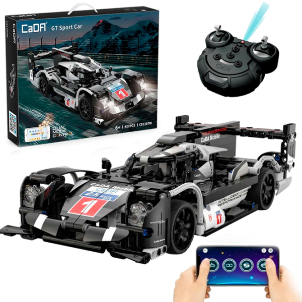 Конструктор с радиоуправлением CaDa GT Sport Car Автомобиль/ Белый photo 3