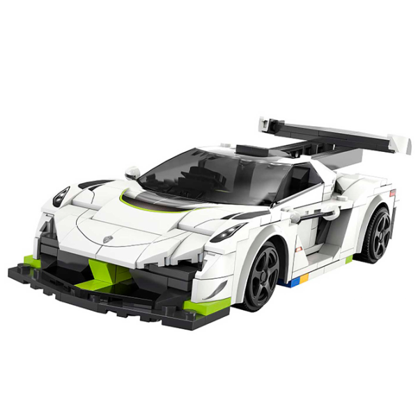 Конструктор с радиоуправлением CaDa Fantasma Race Car Автомобиль/ Белый photo 2