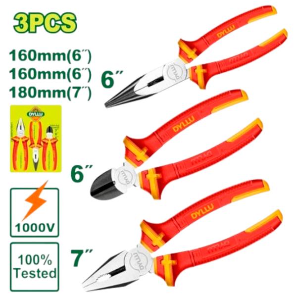 Set de clești DYLLU DTPS0633 160 mm photo 2