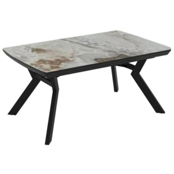 Masă de bucătărie extensibilă Mobiland Bianco PAL/ Gray photo 1