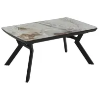 Masă de bucătărie extensibilă Mobiland Bianco PAL/ Gray