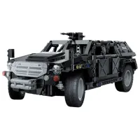 Constructor cu telecomandă CaDa Fierce Warrior SUV Transport/ Black photo 2