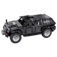 Constructor cu telecomandă CaDa Fierce Warrior SUV Transport/ Black photo 4