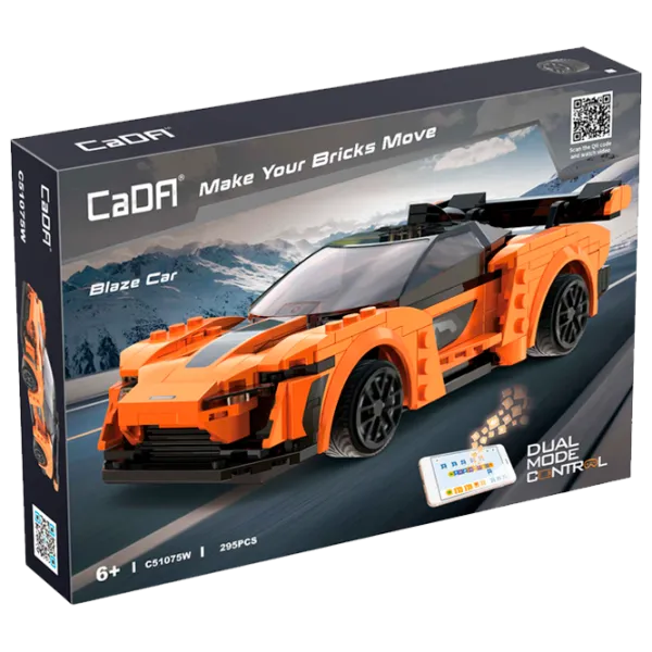 Constructor cu telecomandă CaDa Blaze Car Mașină/ Orange photo 1