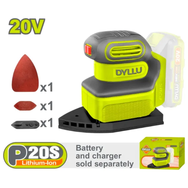Șlefuitor DYLLU DTRAP5020 Cu vibrații / / Green photo 5