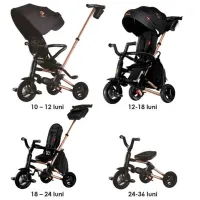 Трицикл Qplay Nova Plus Rubber 25 кг / Золото photo 5