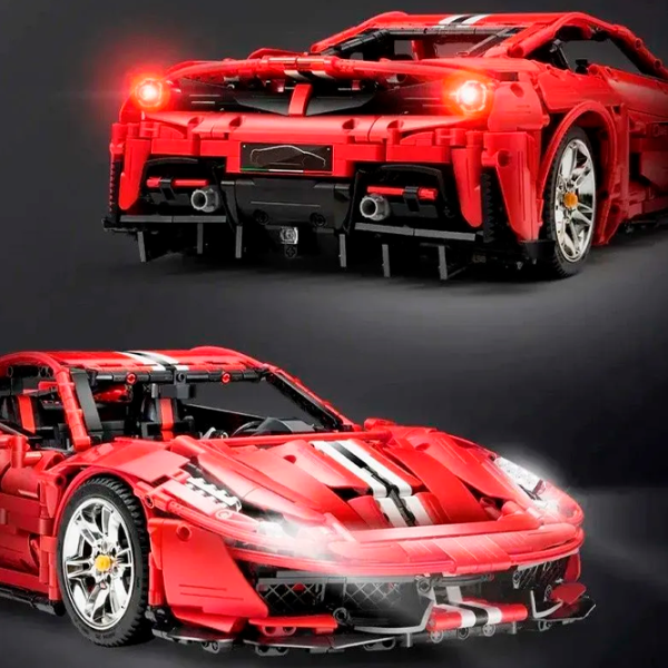 Constructor cu telecomandă CaDa Italian Super-Car Mașină/ Red photo 4