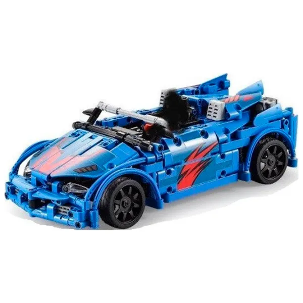 Constructor cu telecomandă CaDa Crash Racing Car Mașină/ Blue photo 3