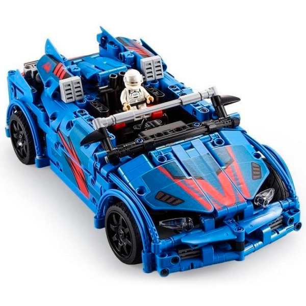 Constructor cu telecomandă CaDa Crash Racing Car Mașină/ Blue photo 5