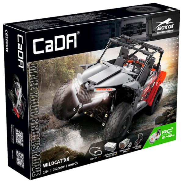 Constructor cu telecomandă CaDa Wildcat XX Transport/ Gray photo 1