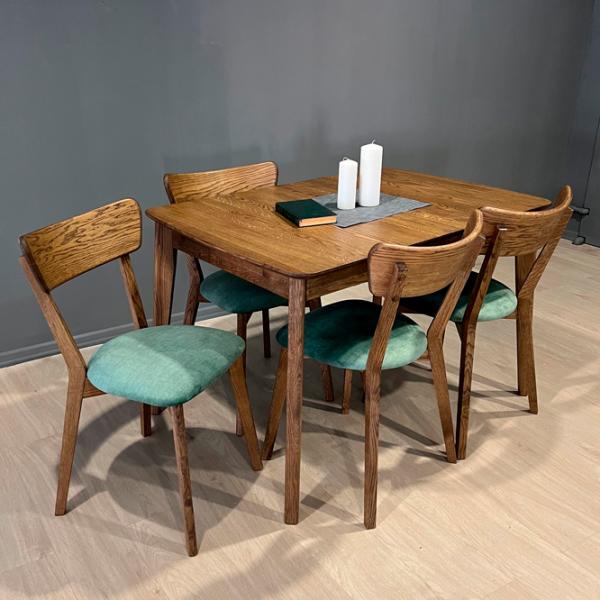 Masă de bucătărie extensibilă Mobicasa Mary Lemn/ Brown photo 8 Masă de bucătărie extensibilă Mobicasa Mary Lemn/ Brown photo 8