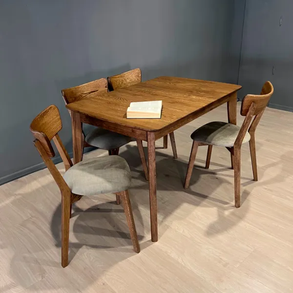 Masă de bucătărie extensibilă Mobicasa Mary Lemn/ Brown photo 9 Masă de bucătărie extensibilă Mobicasa Mary Lemn/ Brown photo 9