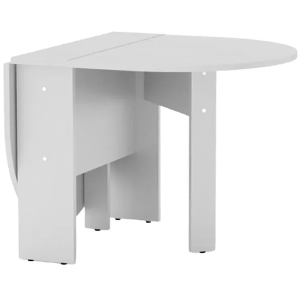 Masă de bucătărie extensibilă KompaniT МИНИ МЛ PAL/ White photo 1