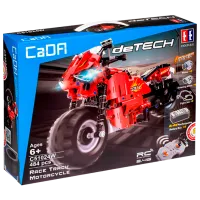 Constructor cu telecomandă CaDa Race Track Motorcycle Motocicletă/ Red