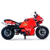 Constructor cu telecomandă CaDa Race Track Motorcycle Motocicletă/ Red photo 4