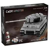 Конструктор с радиоуправлением CaDa Tiger Tank Транспорт/ Серый
