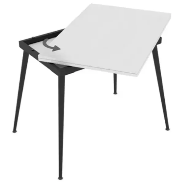 Masă de bucătărie extensibilă Magnus Lilis PAL/ White photo 3