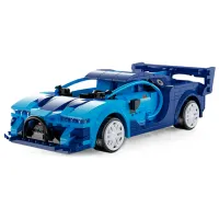 Constructor cu telecomandă CaDa Bugatti Veyron Mașină/ Blue photo 2