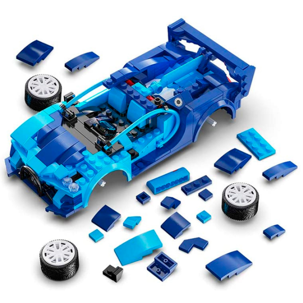 Конструктор с радиоуправлением CaDa Bugatti Veyron Автомобиль/ Синий photo 5