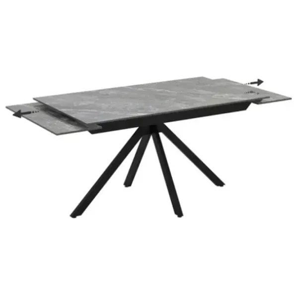 Masă de bucătărie extensibilă Magnus Perla Ceramică/ Gray photo 2