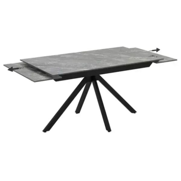 Masă de bucătărie extensibilă Magnus Perla Ceramică/ Gray photo 2