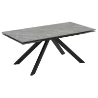 Masă de bucătărie extensibilă Magnus Ekin Ceramică/ Gray