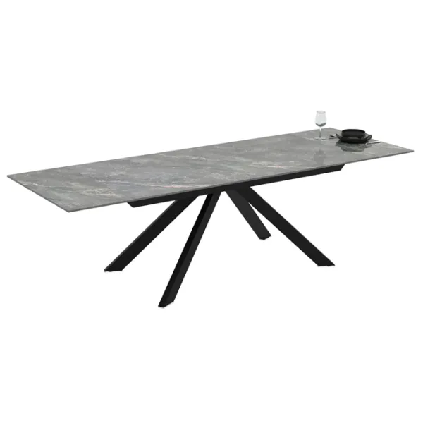 Masă de bucătărie extensibilă Magnus Ekin Ceramică/ Gray photo 3