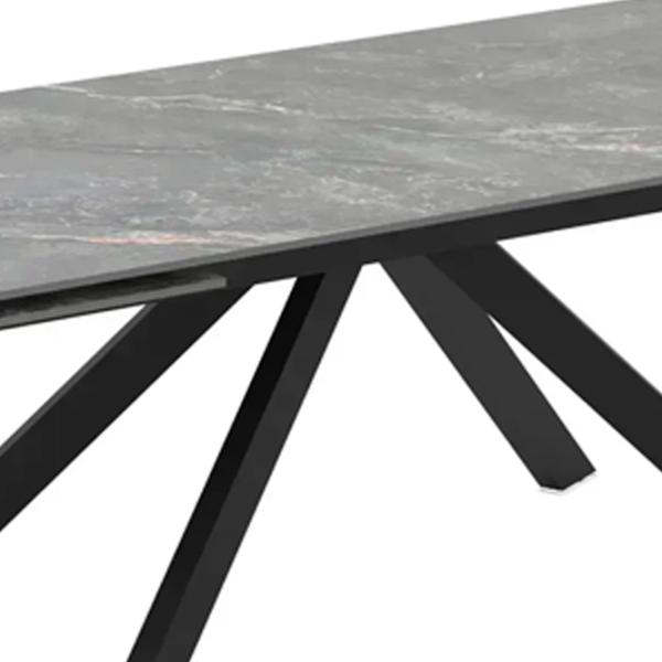 Masă de bucătărie extensibilă Magnus Ekin Ceramică/ Gray photo 4