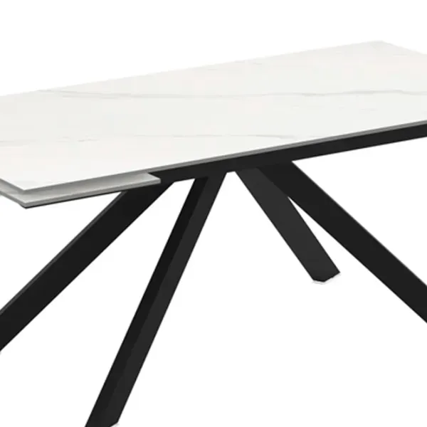 Кухонный стол раскладной Magnus Ekin Керамика/ Белый photo 2 Кухонный стол раскладной Magnus Ekin Керамика/ Белый photo 2