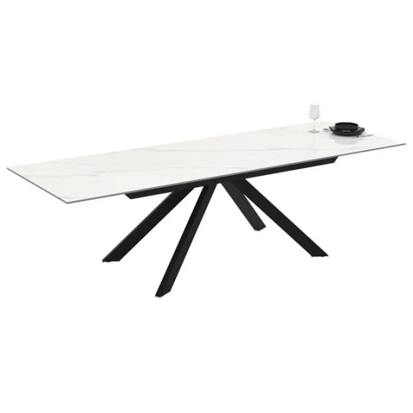 Кухонный стол раскладной Magnus Ekin Керамика/ Белый photo 4 Кухонный стол раскладной Magnus Ekin Керамика/ Белый photo 4