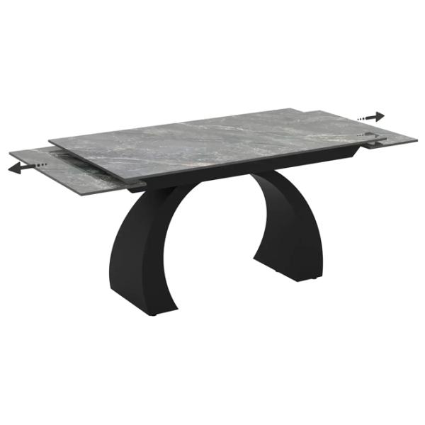Masă de bucătărie extensibilă Magnus Libra Ceramică/ Gray photo 2