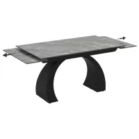 Masă de bucătărie extensibilă Magnus Libra Ceramică/ Gray photo 2