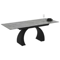 Masă de bucătărie extensibilă Magnus Libra Ceramică/ Gray photo 4
