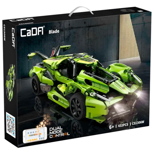 Конструктор с радиоуправлением CaDa Blade Автомобиль/ Зеленый photo 1