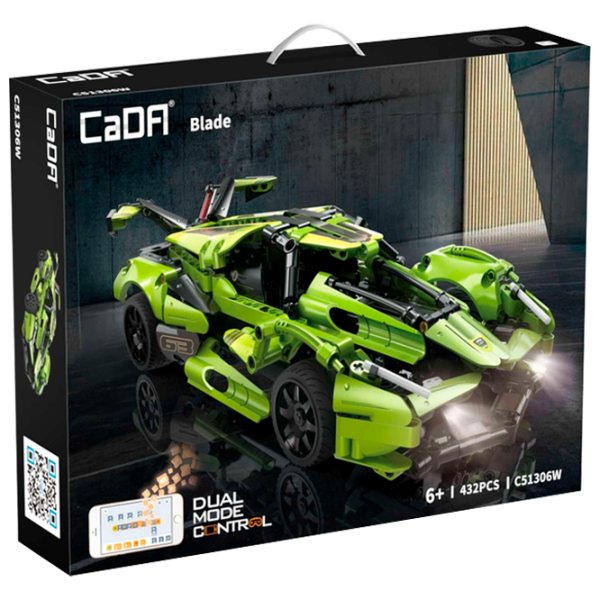 Конструктор с радиоуправлением CaDa Blade Автомобиль/ Зеленый photo 1
