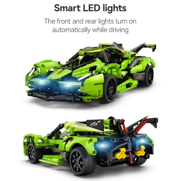 Конструктор с радиоуправлением CaDa Blade Автомобиль/ Зеленый photo 6