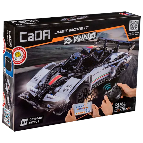 Constructor cu telecomandă CaDa Z-Wind Mașină/ Black photo 1