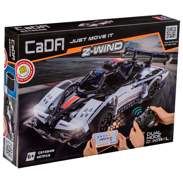 Constructor cu telecomandă CaDa Z-Wind Mașină/ Black photo 1