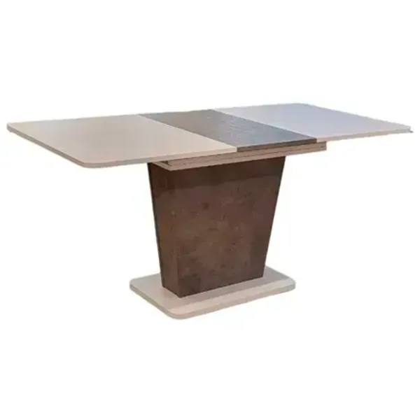 Masă de bucătărie extensibilă Magnus Lali PAL/ White photo 2 Masă de bucătărie extensibilă Magnus Lali PAL/ White photo 2