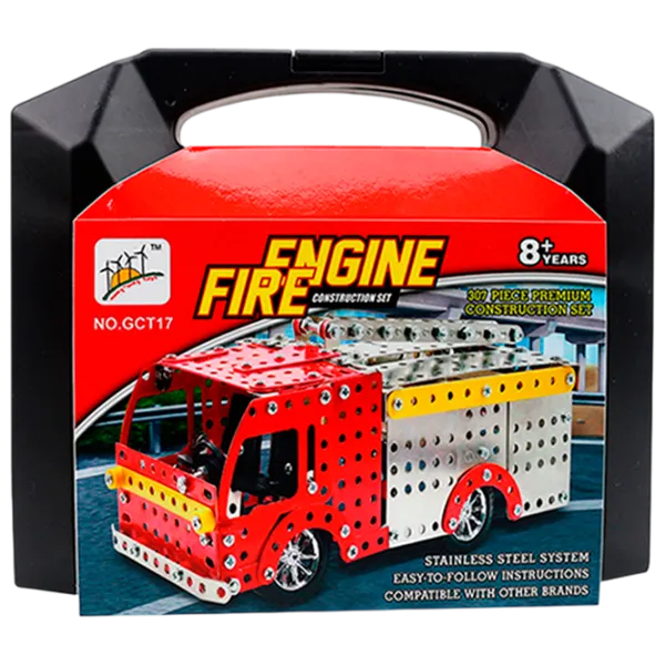 Constructor Lulu Fire Engine Transport/ Red photo 1