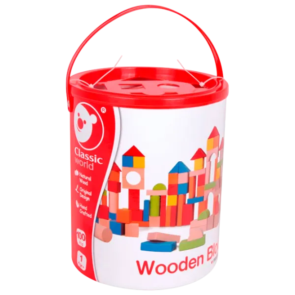 Constructor Classic World Wooden Blocks Clasic/ Multicolor photo 1